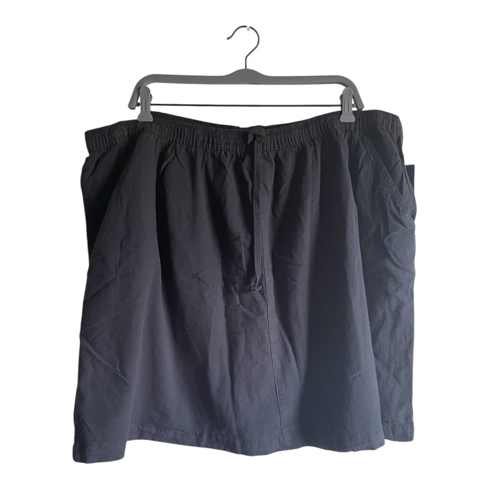 Basic Editions Women’s Size 3X Black Elastic Waist Skort